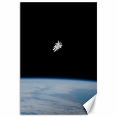 Amazing Stunning Astronaut Amazed Canvas 12  X 18   by Simbadda