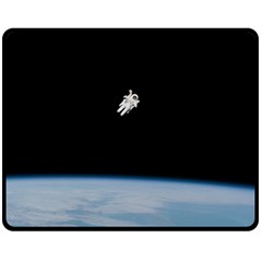 Amazing Stunning Astronaut Amazed Fleece Blanket (medium)  by Simbadda