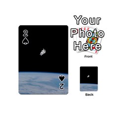 Amazing Stunning Astronaut Amazed Playing Cards 54 (mini)  by Simbadda