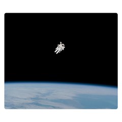 Amazing Stunning Astronaut Amazed Double Sided Flano Blanket (small)  by Simbadda