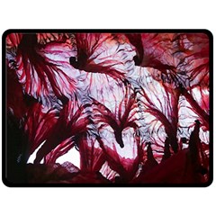 Jellyfish Ballet Wind Fleece Blanket (large)  by Simbadda