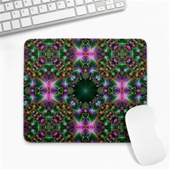 Digital Kaleidoscope Large Mousepads by Simbadda