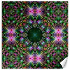 Digital Kaleidoscope Canvas 12  X 12   by Simbadda