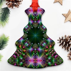 Digital Kaleidoscope Christmas Tree Ornament (two Sides) by Simbadda