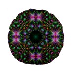 Digital Kaleidoscope Standard 15  Premium Flano Round Cushions Front