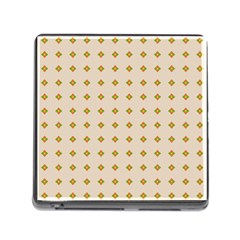 Pattern Background Retro Memory Card Reader (square) by Simbadda