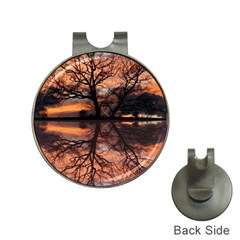 Aurora Sunset Sun Landscape Hat Clips With Golf Markers by Simbadda