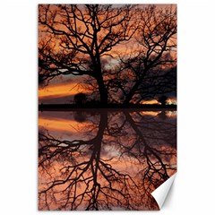 Aurora Sunset Sun Landscape Canvas 24  X 36  by Simbadda