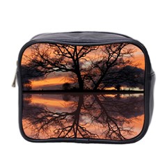 Aurora Sunset Sun Landscape Mini Toiletries Bag 2-side by Simbadda