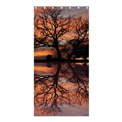 Aurora Sunset Sun Landscape Shower Curtain 36  X 72  (stall)  by Simbadda