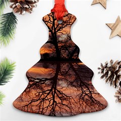 Aurora Sunset Sun Landscape Ornament (christmas Tree) 