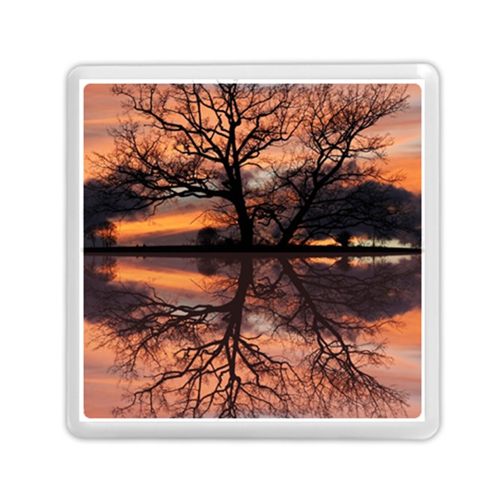 Aurora Sunset Sun Landscape Memory Card Reader (Square) 