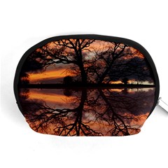 Aurora Sunset Sun Landscape Accessory Pouches (medium)  by Simbadda