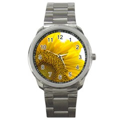 Plant Nature Leaf Flower Season Sport Metal Watch by Simbadda