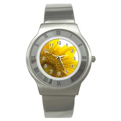 Plant Nature Leaf Flower Season Stainless Steel Watch