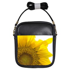 Plant Nature Leaf Flower Season Girls Sling Bags by Simbadda