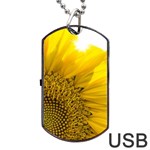 Plant Nature Leaf Flower Season Dog Tag USB Flash (Two Sides) Front