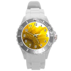 Plant Nature Leaf Flower Season Round Plastic Sport Watch (l) by Simbadda