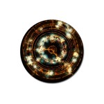 Science Fiction Energy Background Magnet 3  (Round) Front