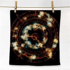 Science Fiction Energy Background Face Towel by Simbadda