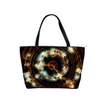 Science Fiction Energy Background Shoulder Handbags Front