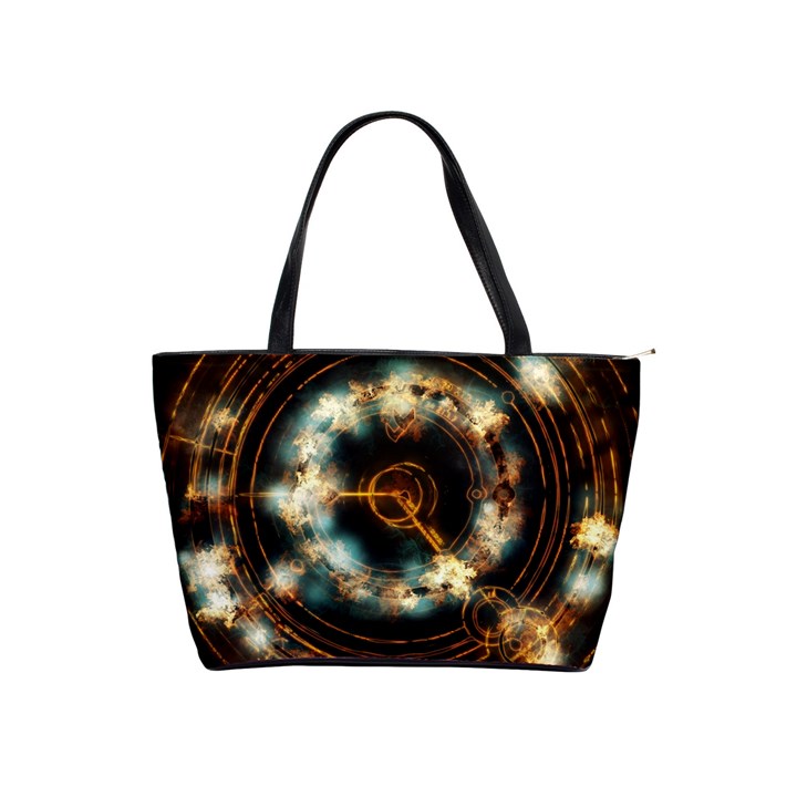 Science Fiction Energy Background Shoulder Handbags