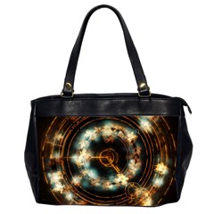 Science Fiction Energy Background Office Handbags (2 Sides)  by Simbadda