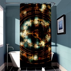 Science Fiction Energy Background Shower Curtain 36  X 72  (stall)  by Simbadda