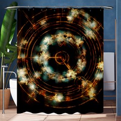 Science Fiction Energy Background Shower Curtain 60  X 72  (medium)  by Simbadda