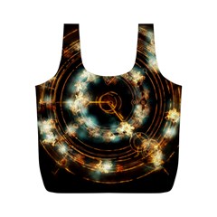 Science Fiction Energy Background Full Print Recycle Bags (m)  by Simbadda