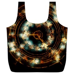 Science Fiction Energy Background Full Print Recycle Bags (l)  by Simbadda