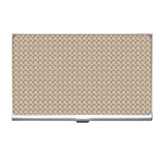 Pattern Ornament Brown Background Business Card Holders