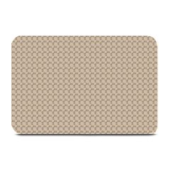 Pattern Ornament Brown Background Plate Mats by Simbadda