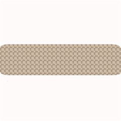 Pattern Ornament Brown Background Large Bar Mats by Simbadda