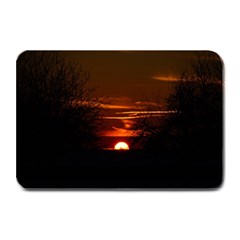 Sunset Sun Fireball Setting Sun Plate Mats by Simbadda