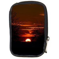 Sunset Sun Fireball Setting Sun Compact Camera Cases by Simbadda