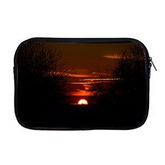 Sunset Sun Fireball Setting Sun Apple Macbook Pro 17  Zipper Case