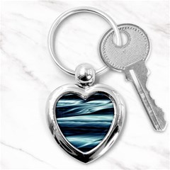 Texture Fractal Frax Hd Mathematics Key Chains (heart)  by Simbadda