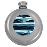 Texture Fractal Frax Hd Mathematics Round Hip Flask (5 oz) Front