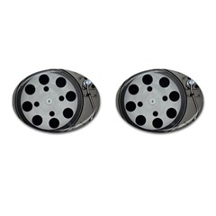 Turntable Record System Tones Cufflinks (oval) by Simbadda