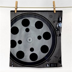 Turntable Record System Tones Face Towel by Simbadda