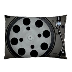 Turntable Record System Tones Pillow Case (two Sides) by Simbadda