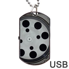 Turntable Record System Tones Dog Tag Usb Flash (one Side) by Simbadda