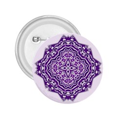 Mandala Purple Mandalas Balance 2 25  Buttons