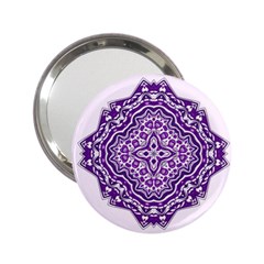 Mandala Purple Mandalas Balance 2 25  Handbag Mirrors