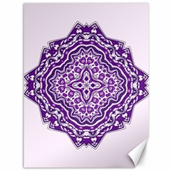 Mandala Purple Mandalas Balance Canvas 36  X 48   by Simbadda