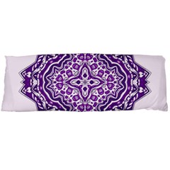 Mandala Purple Mandalas Balance Body Pillow Case (dakimakura) by Simbadda