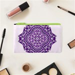 Mandala Purple Mandalas Balance Cosmetic Bag (XS) Front