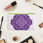 Mandala Purple Mandalas Balance Cosmetic Bag (XS) Back