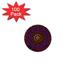 Zodiak Zodiac Sign Metallizer Art 1  Mini Buttons (100 pack)  Front